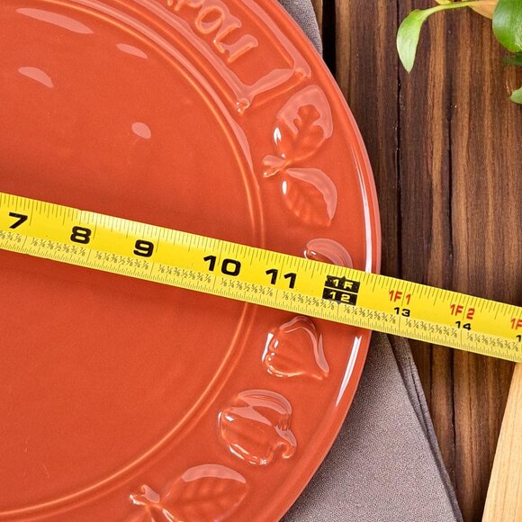 LA Ceramica Pizza Platter Round Serving Made In Italy 13" - Picture 6 of 8